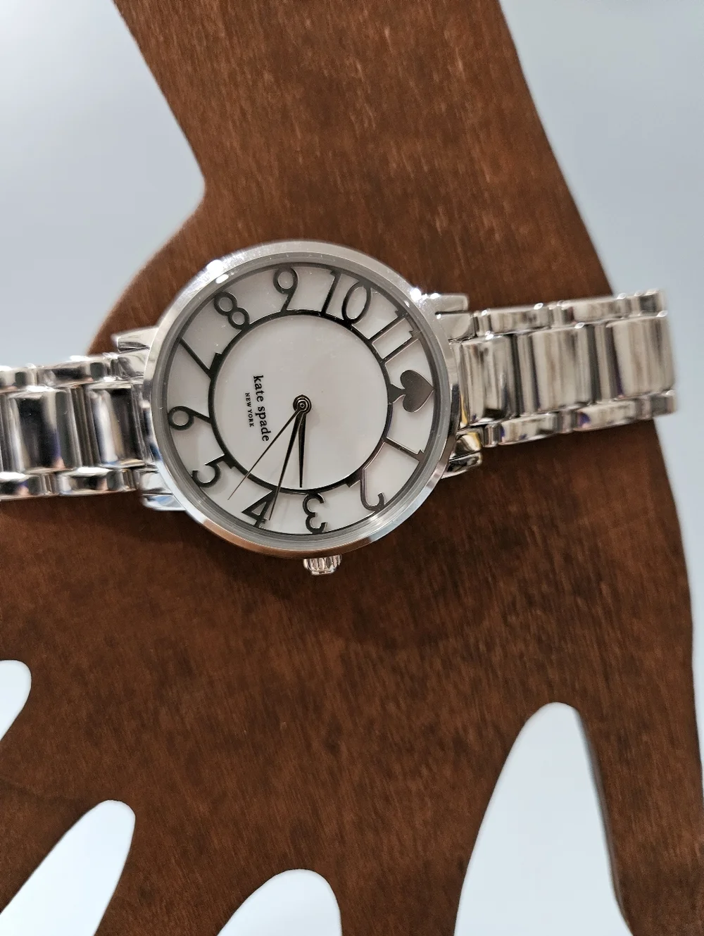 kate spade Silver Tone Round Dial Bracelet Watch